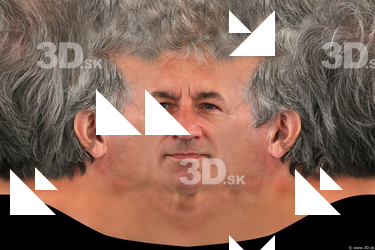 Male head texture