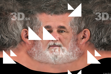 Male head texture