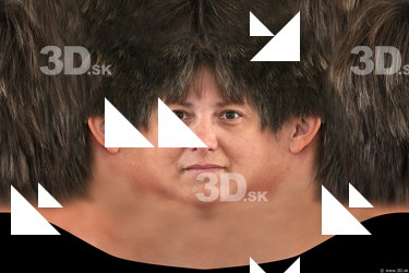 Female head texture