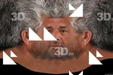 Male head texture