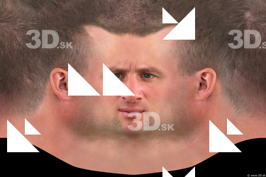 Male head texture