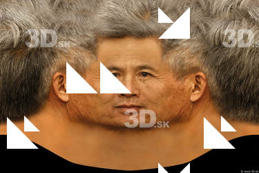 Male head texture