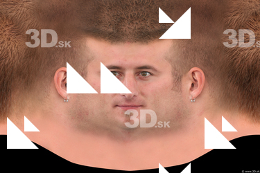 Male head texture