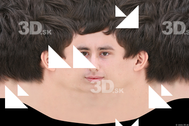 Male head texture