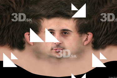 Male head texture