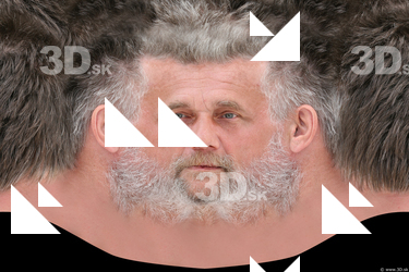 Male head texture
