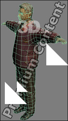 3D Model Asian Man # 7