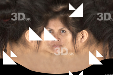 Female head texture