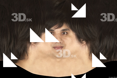 Male head texture
