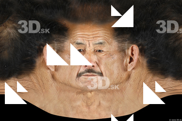Male head texture