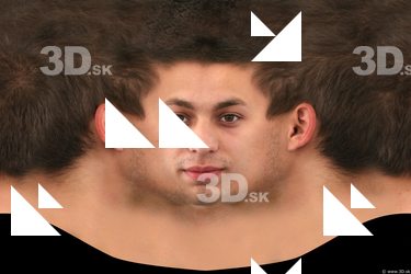 Male head texture