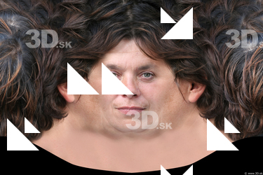 Male head texture