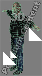 3D Model White Man # 13