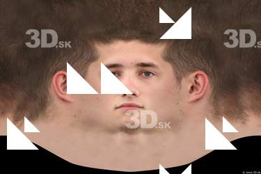 Male head texture