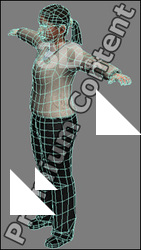 3D Model White Woman # 4