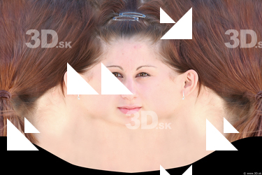 Female head texture