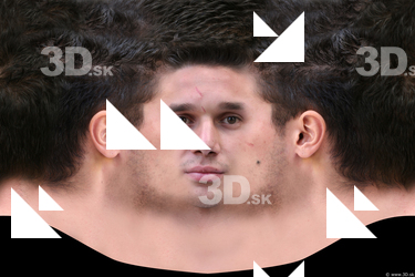 Male head texture