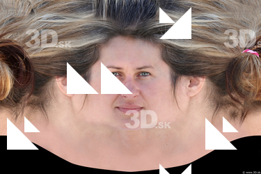 Female head texture
