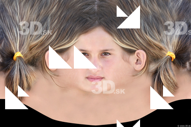 Female head texture