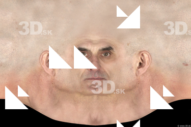 Male head texture