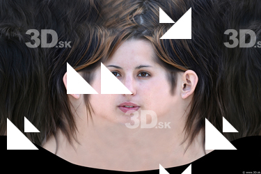 Female head texture