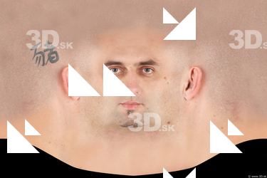 Male head texture
