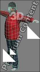 3D Model White Woman # 5