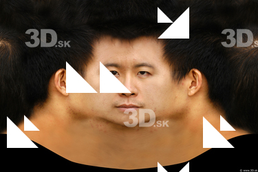 Male head texture