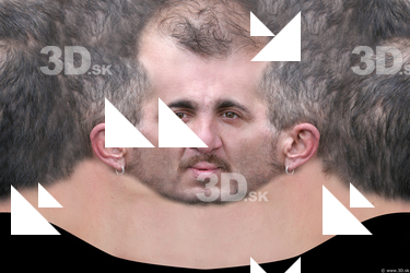 Male head texture