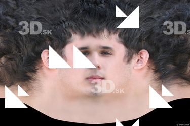 Male head texture