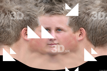Male head texture