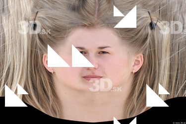 Female head texture