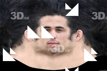 Male head texture