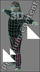 3D Model White Woman # 6