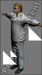 3D Model Asian Man # 8