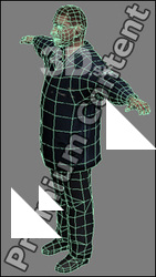 3D Model White Woman # 17