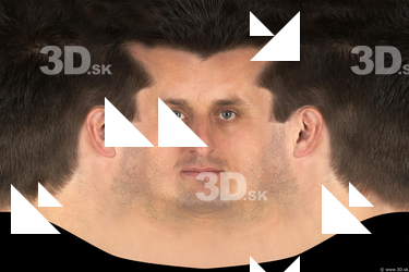 Male head texture