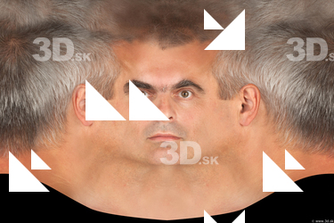 Male head texture