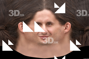 Male head texture