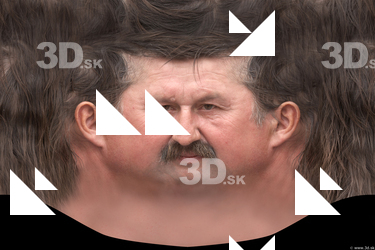 Male head texture