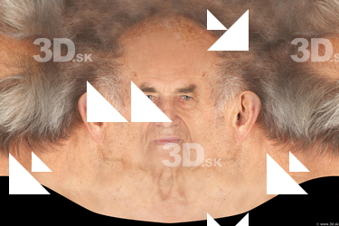 Male head texture