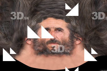Male head texture