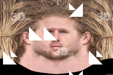 Male head texture