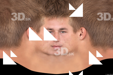 Male head texture