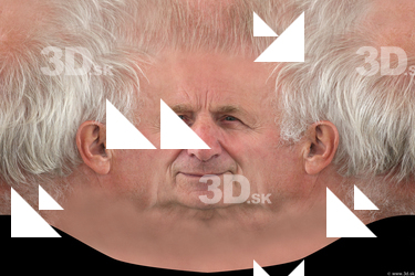 Male head texture