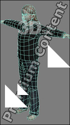 3D Model White Woman # 10