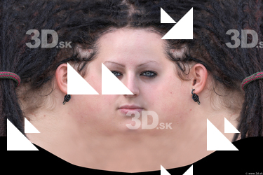 Female head texture