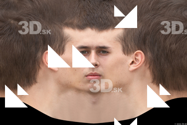 Male head texture