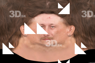 Male head texture