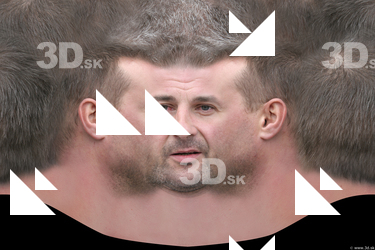 Male head texture